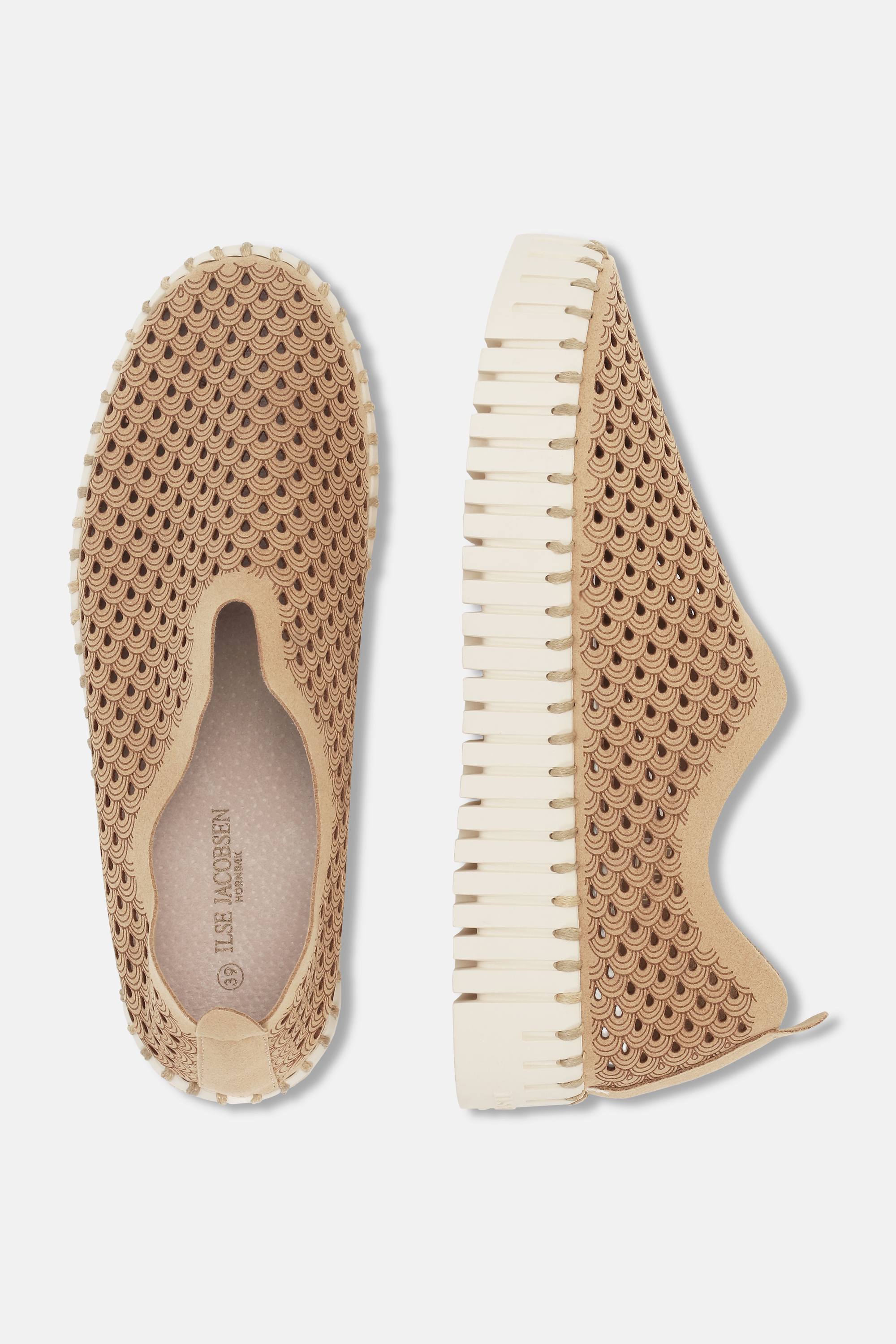 Platform Tulip Sko - Latte
